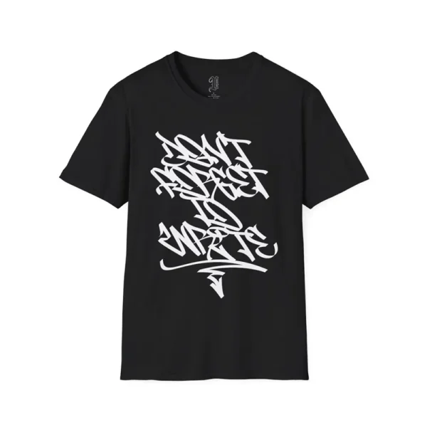 "Don't Forget To Write" Tee- Black, front
