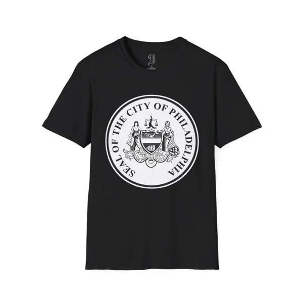 City Of Philly Tee- Black, front