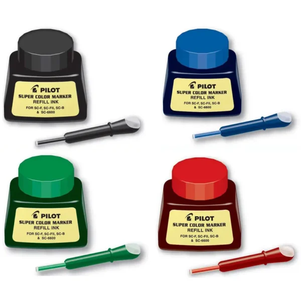 Pilot Supercolor Ink 30ml Refill (Xylene)