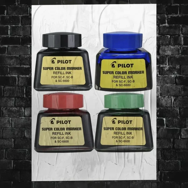 Pilot Supercolor Ink 30ml Refill (Xylene)