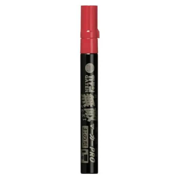 Gaten Muteki Chisel Tip Marker - Red