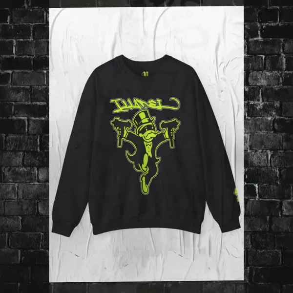 Illadel Fluoro Tag Crewneck Sweatshirt