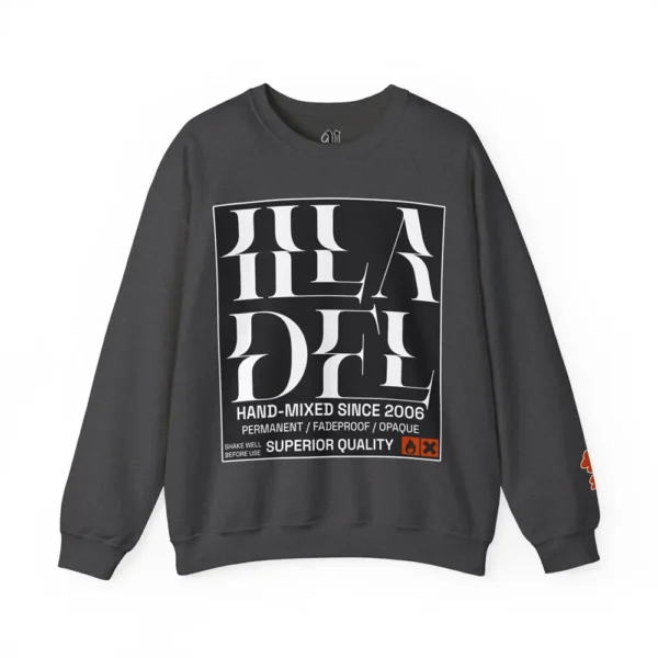 Illadel Hand-Mixed Crewneck Sweatshirt - Dark Heather