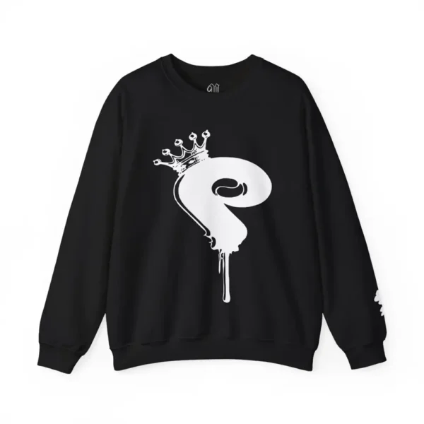 Illadel Phillies Logo Crewneck Sweatshirt - Black