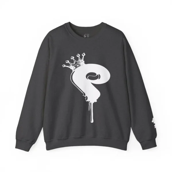 Illadel Phillies Logo Crewneck Sweatshirt - Dark Heather