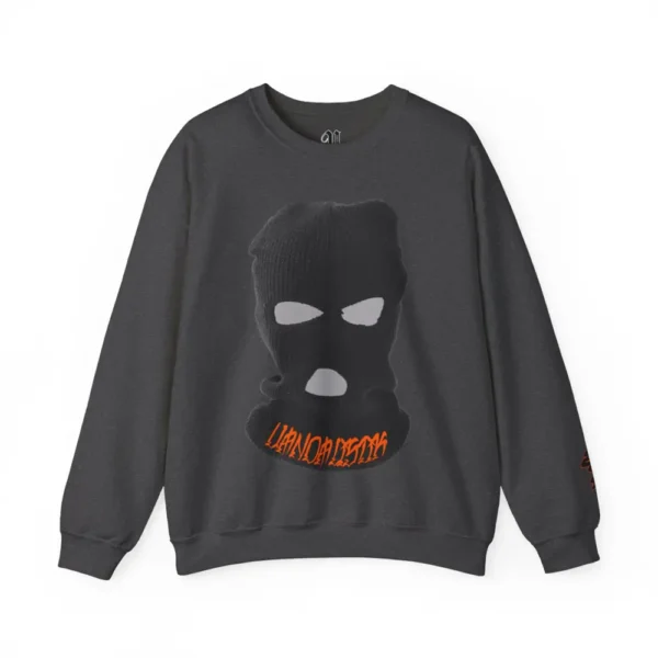 Ski Mask Crewneck Sweatshirt - Dark Heather