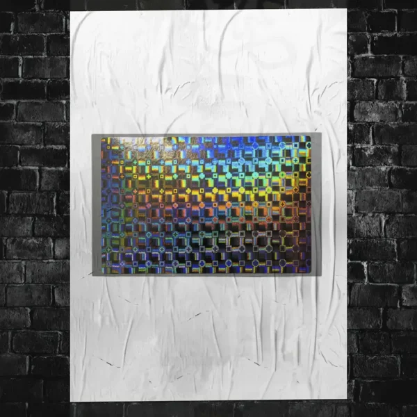 Holographic Grid Eggshell Blanks